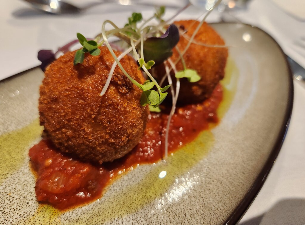 Arancini, Alpine Hotel Bright