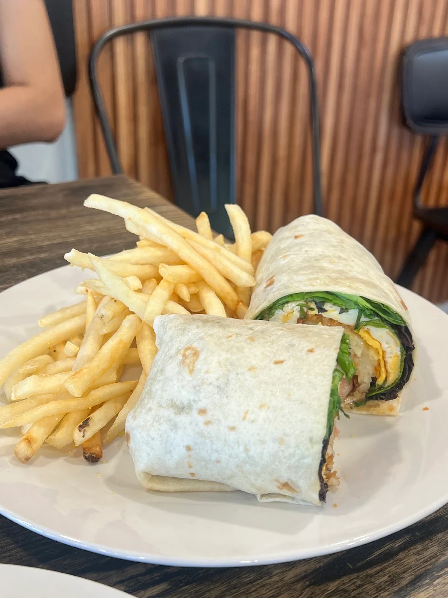 Double Halloumi Wrap, MK Cafe & Restaurant Bar New Farm