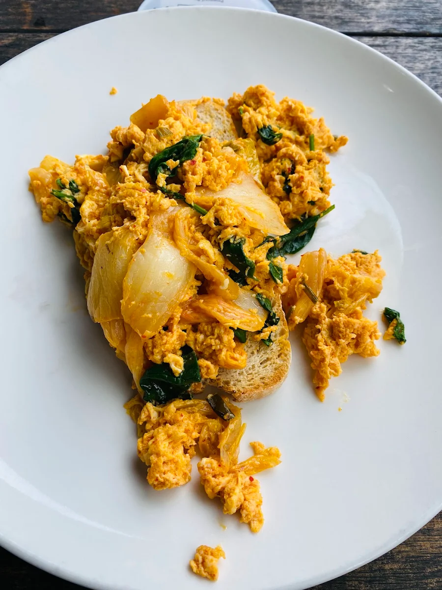 Kimchi Scramble, MK Cafe & Restaurant Bar New Farm