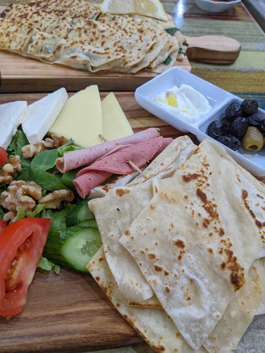Turkish Breakfast Plate, The Gozleme Co Merrylands