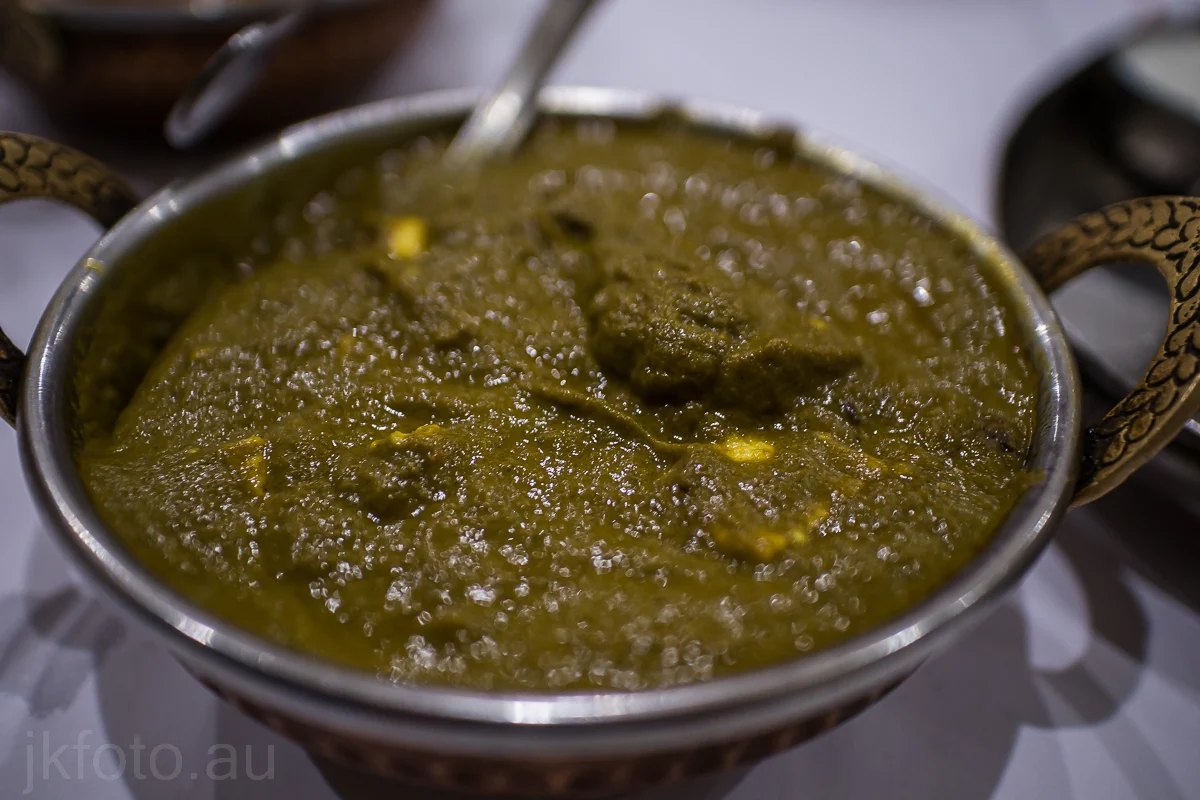 Saag Paneer, Vino's Indian Dhaba