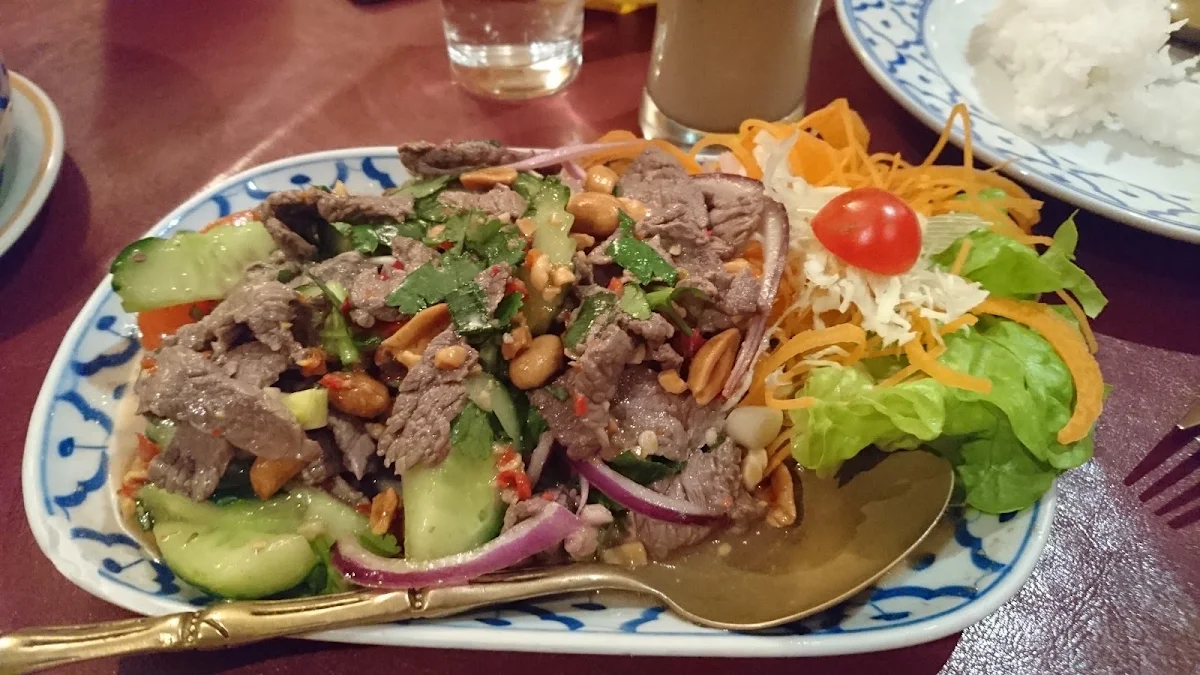Thai Beef Salad, Saowanee's Place Thai Restaurant