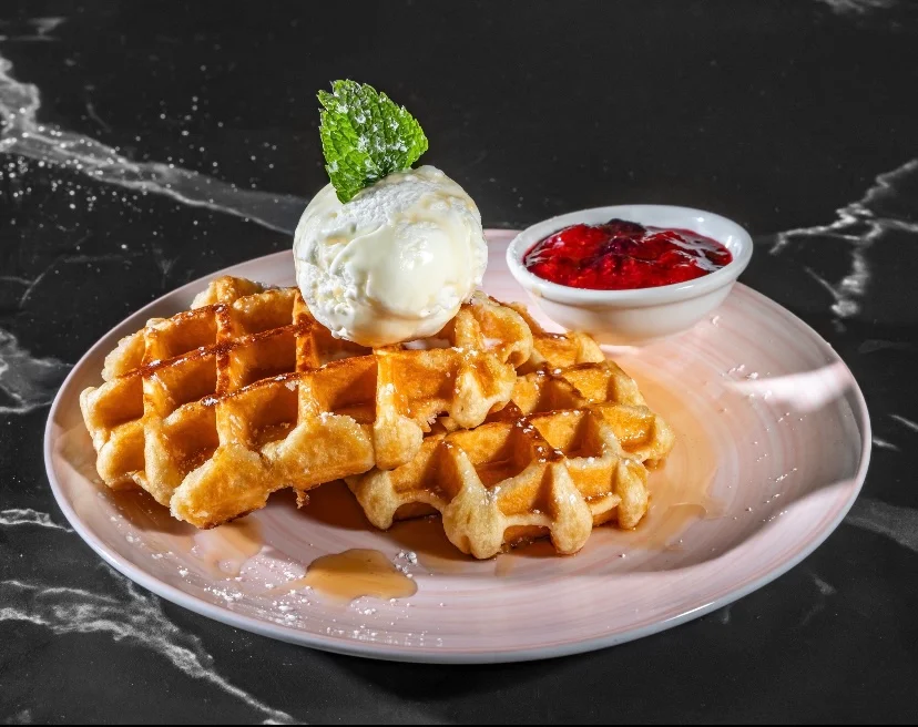 Waffle, Flames Cafe & Restaurant