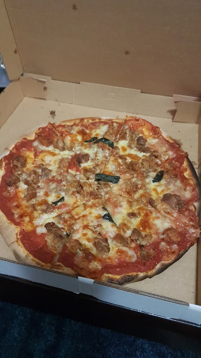 Wood-Fired Sausage Pizza