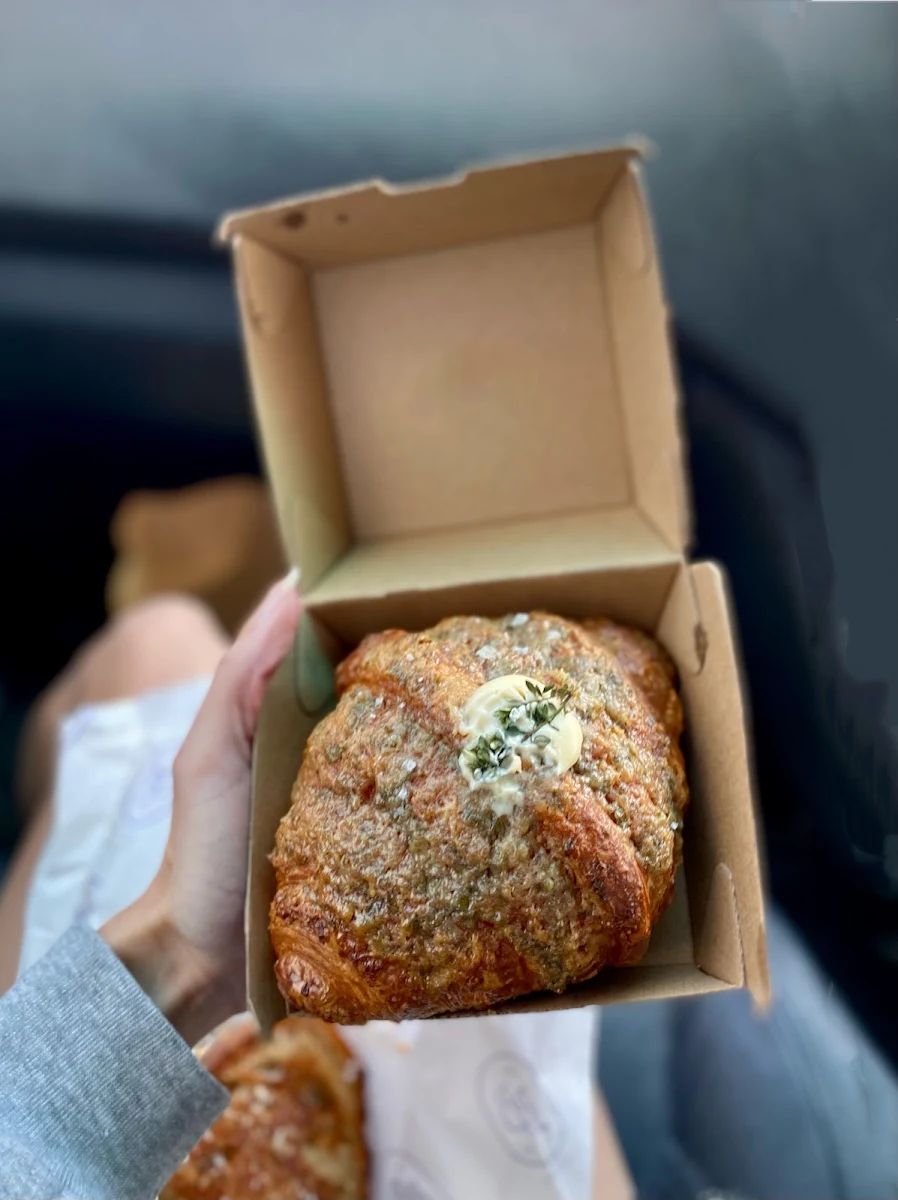 Garlic Cream Cheese Croissant