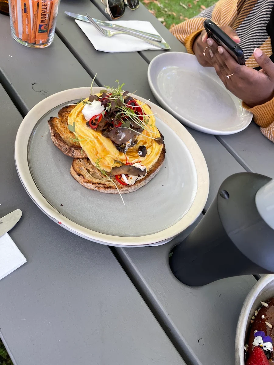 Chilli Eggs, Top Paddock Cafe