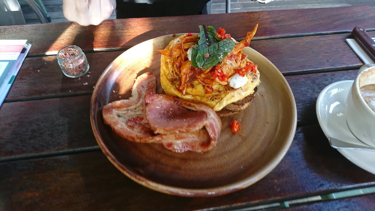 Chilli Scrambled Eggs, Top Paddock Cafe