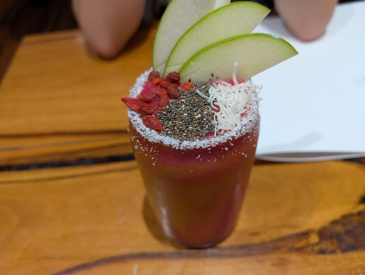Dragon Fruit Smoothie, Top Paddock Cafe