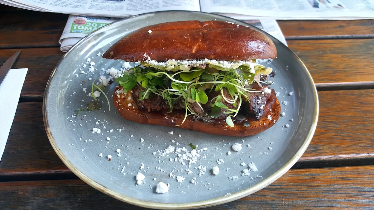 Steak Sandwich, Top Paddock Cafe