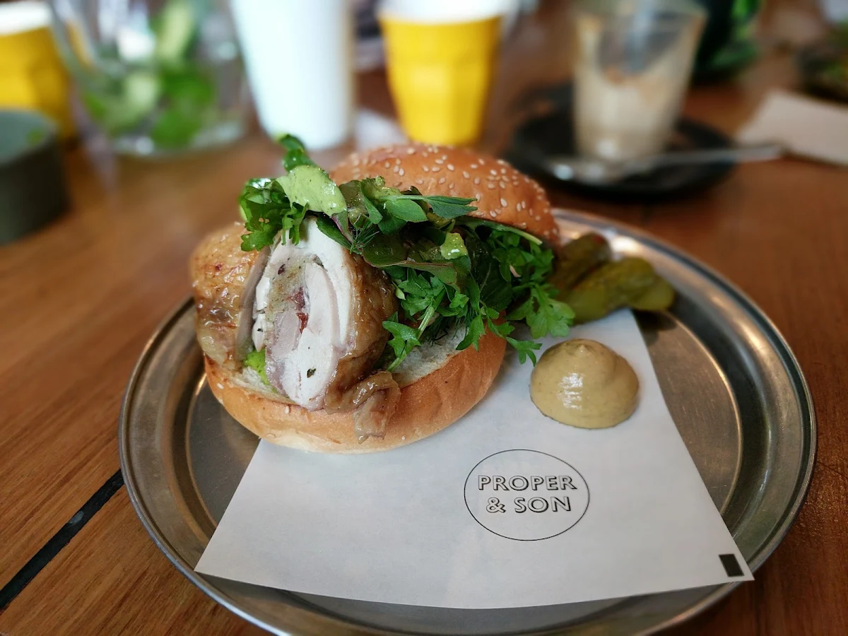 Roast Chicken Roll, Proper & Son