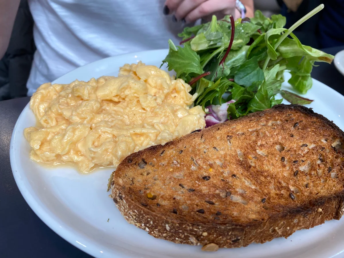 Scrambled Egg with Toast, Proper & Son