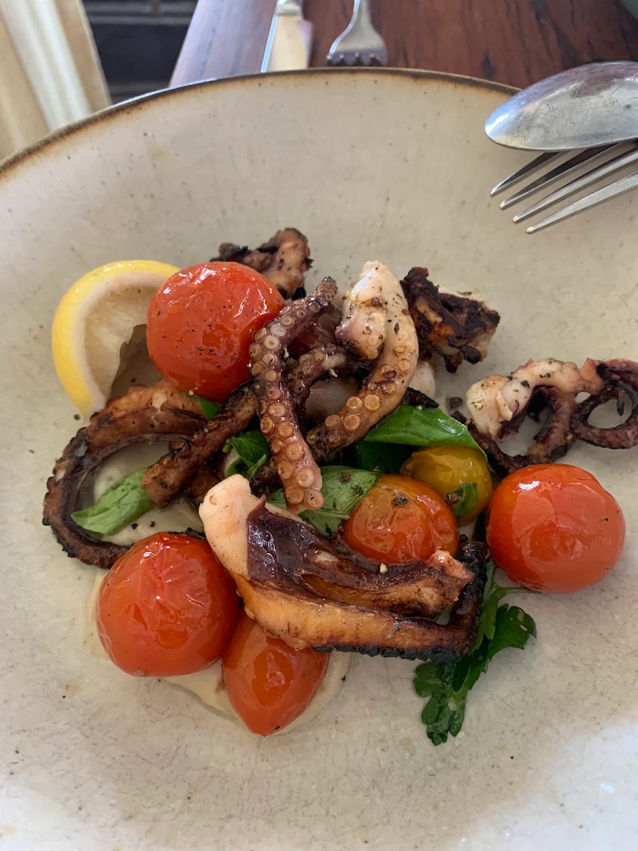 Chargrilled Baby Octopus Salad