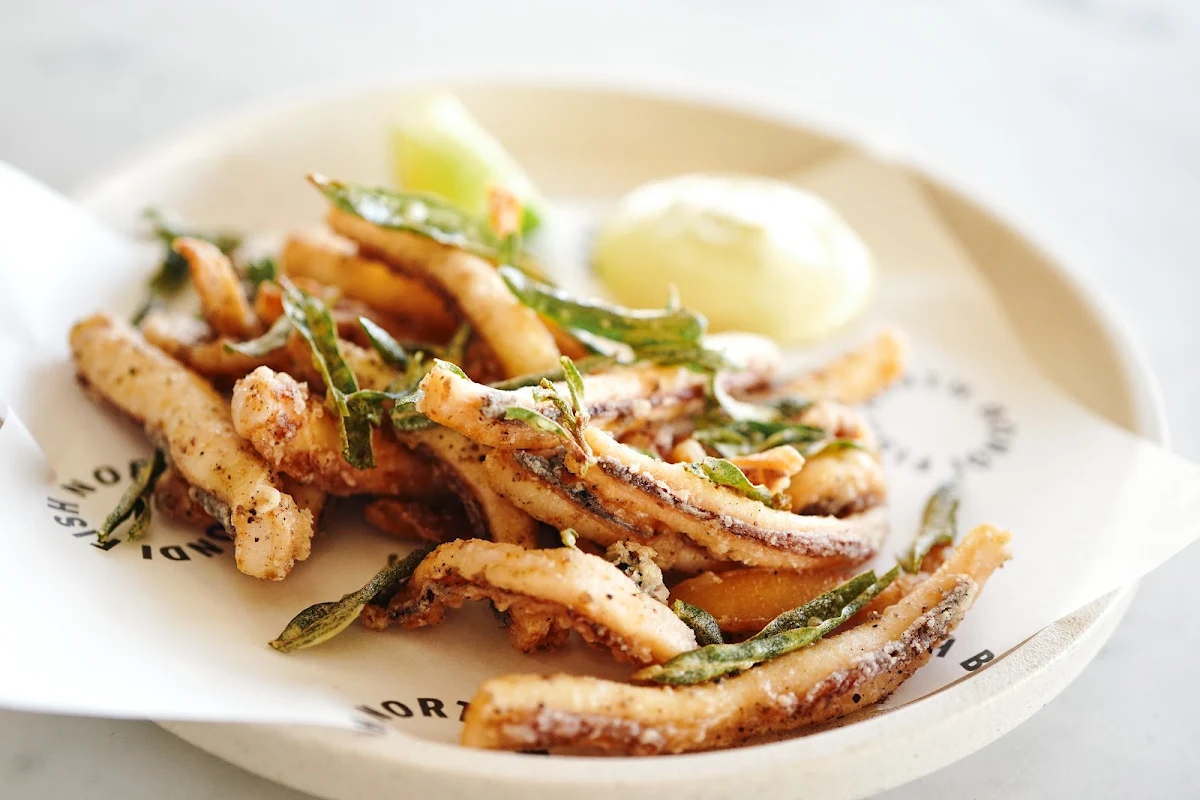 Togarashi Crispy Calamari with Mayo and Lime