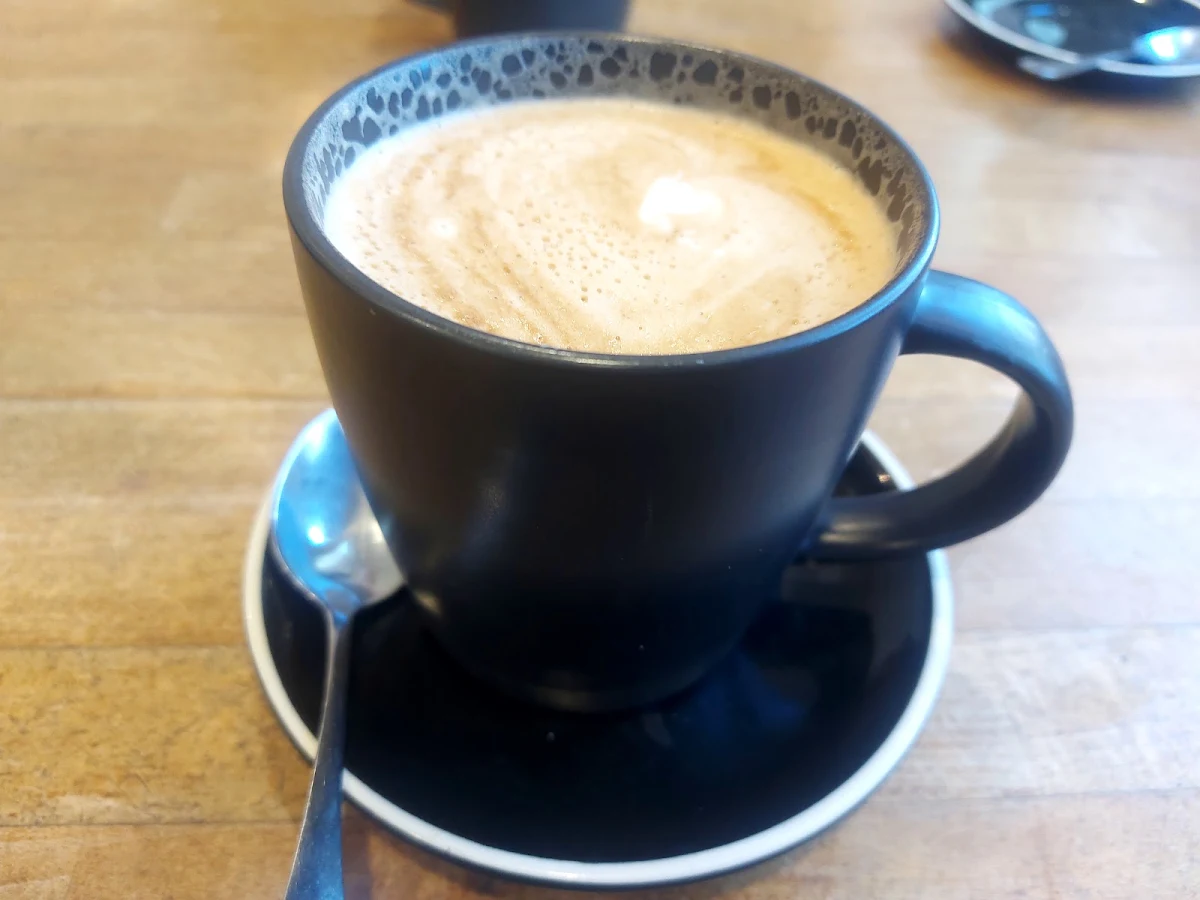 Flat White, The White Rabbit Cafe, Bar and Grill