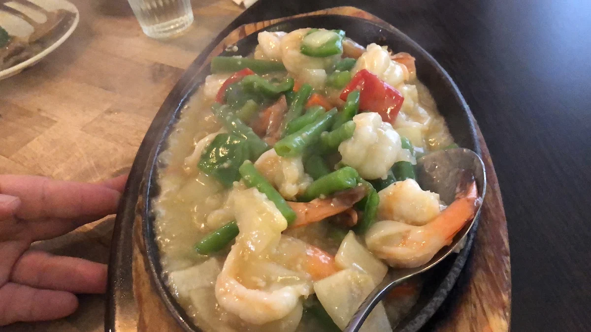 Sizzling Garlic Prawns