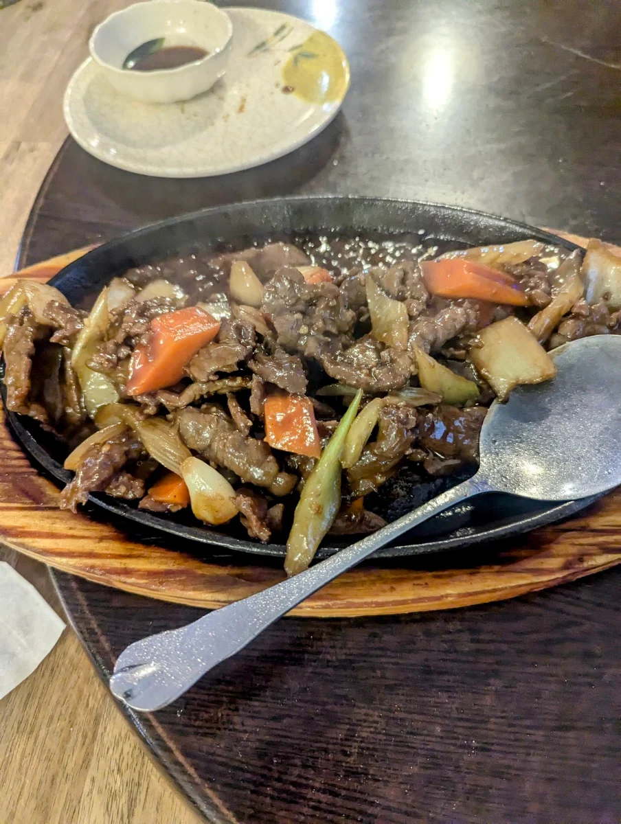 Sizzling Mongolian Beef