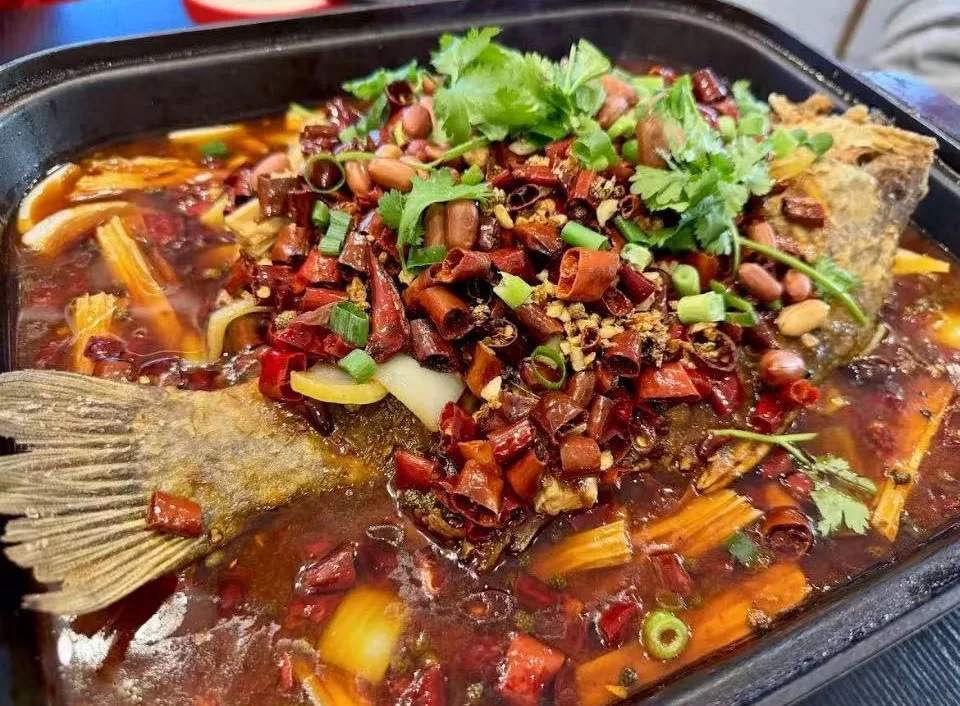 Boiled Fish Fillet in Hot Sauce