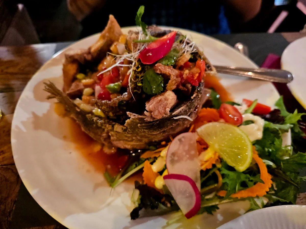 Papaya Salad Soft Shell Crab