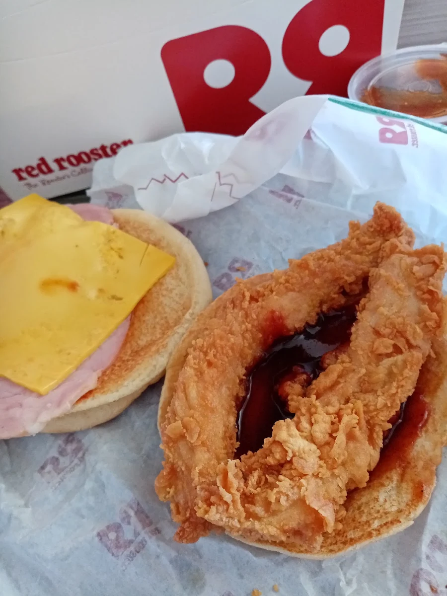 BBQ Burger, Red Rooster Albany Creek