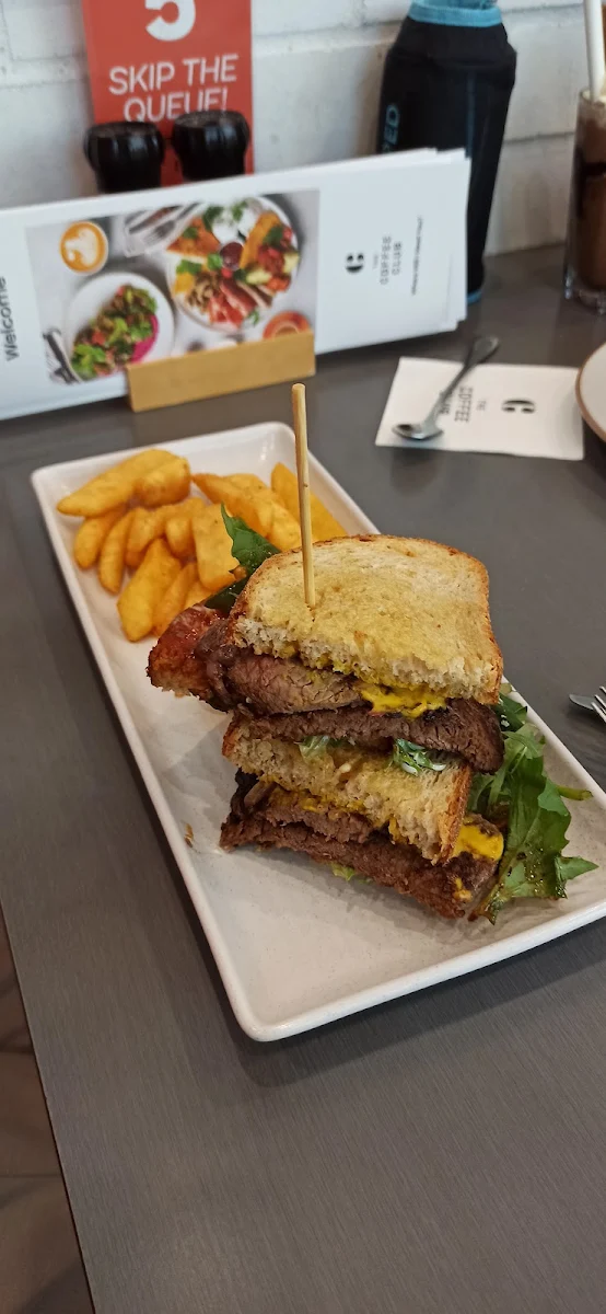 Steak Sandwich, The Coffee Club Café - Bendigo