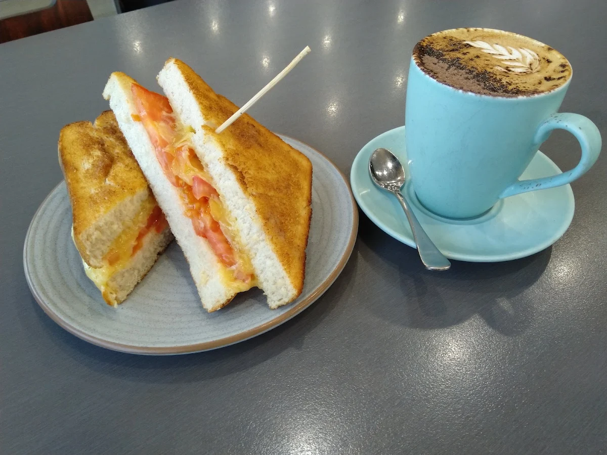 Tomato & Cheese Toastie, The Coffee Club Café - Bendigo