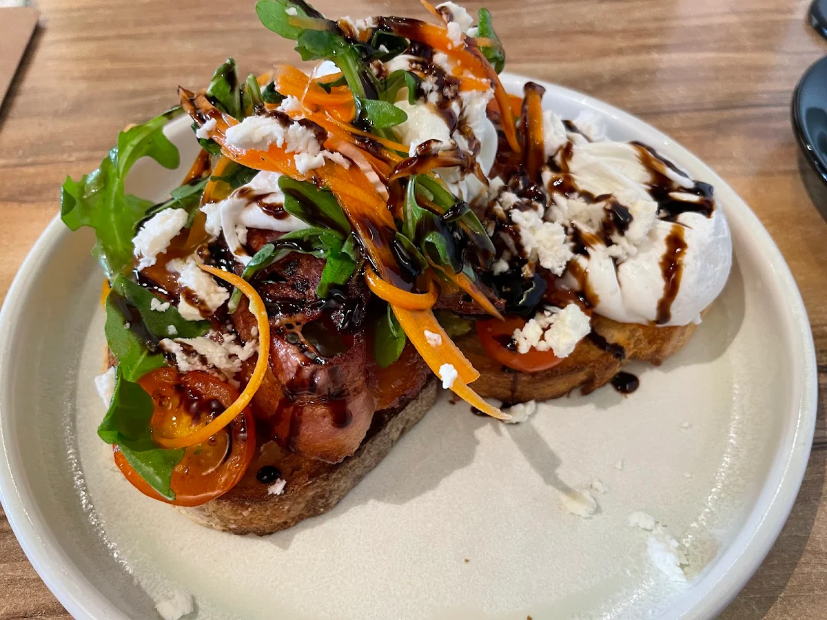 Smashed Avo on Sourdough