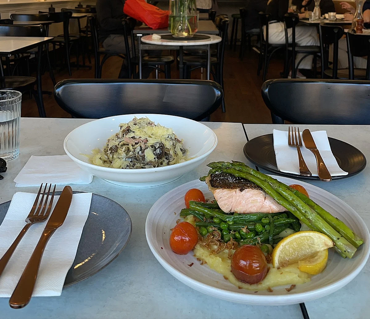 Lunch Menu, Cafe Latte