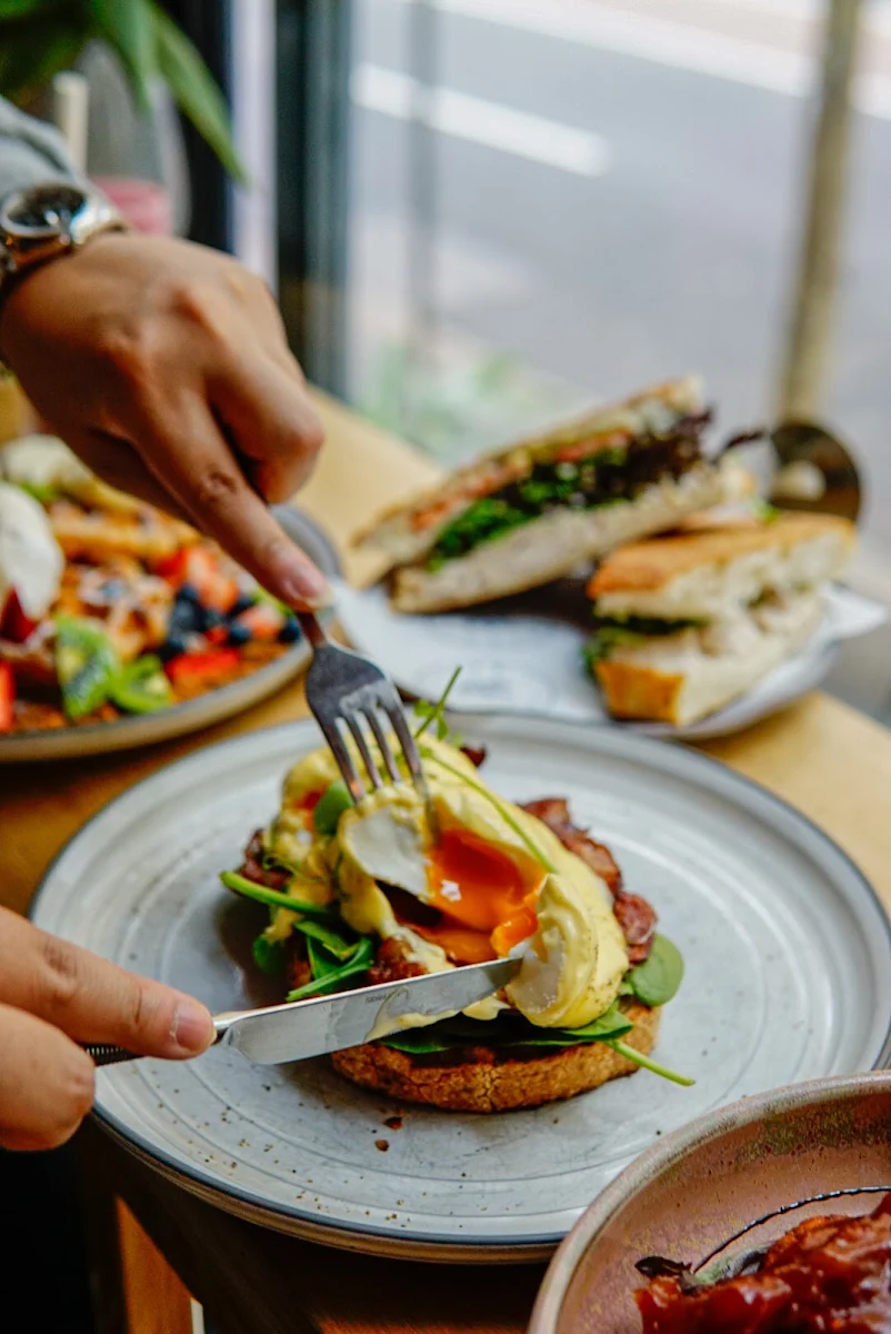 Halloumi Stack, Three Beans York Street
