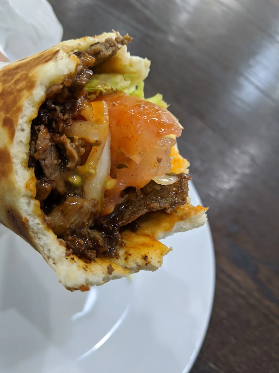 BBQ Sauce Steak Kebab