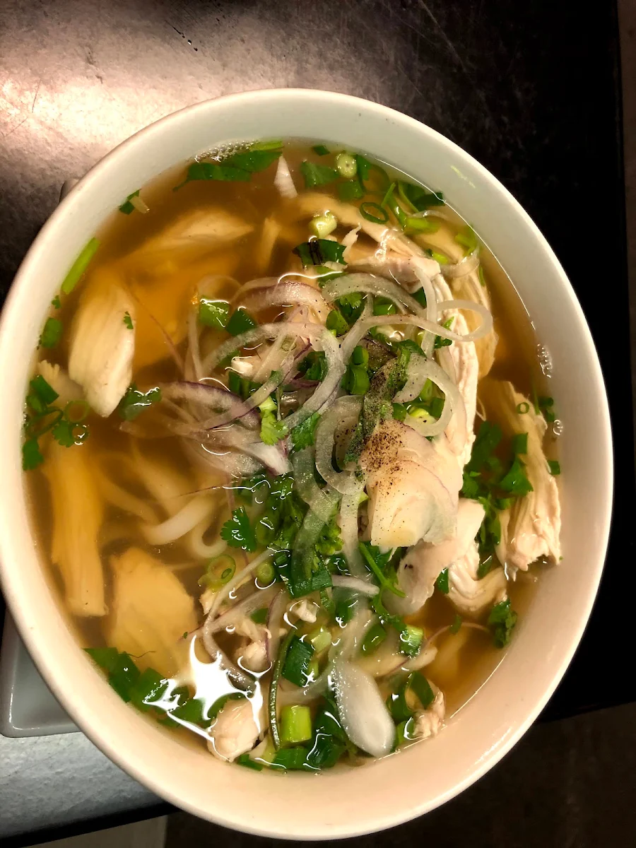 Chicken Pho, Red Lotus Vietnamese Chargrill