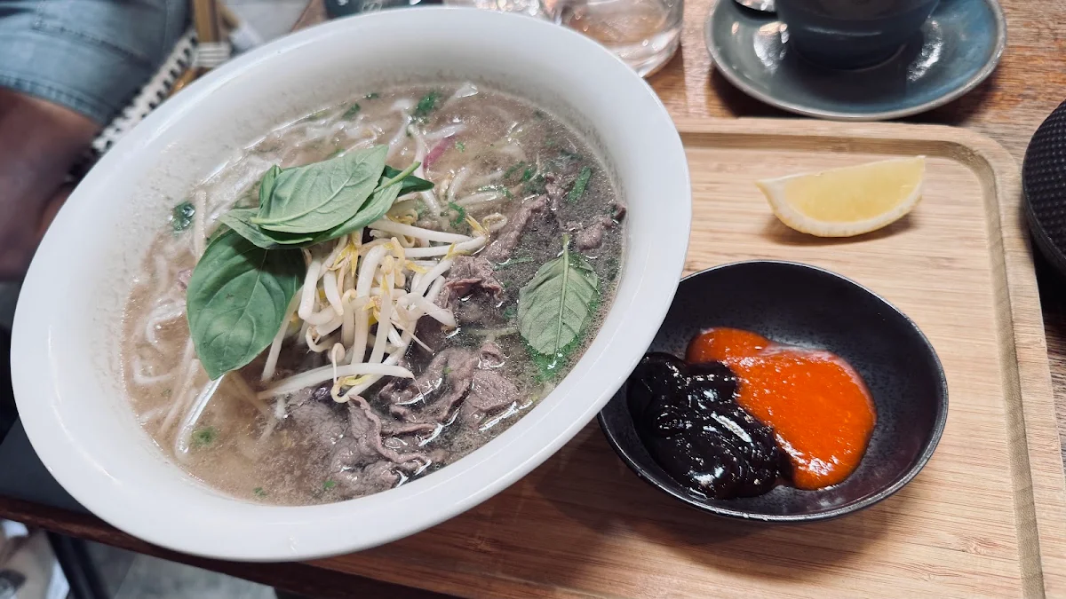 Beef Pho, Pottery Green Bakers Turramurra