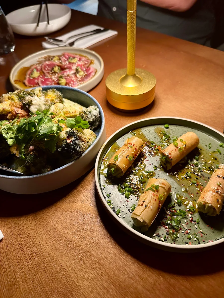Cured Kingfish Spring Rolls