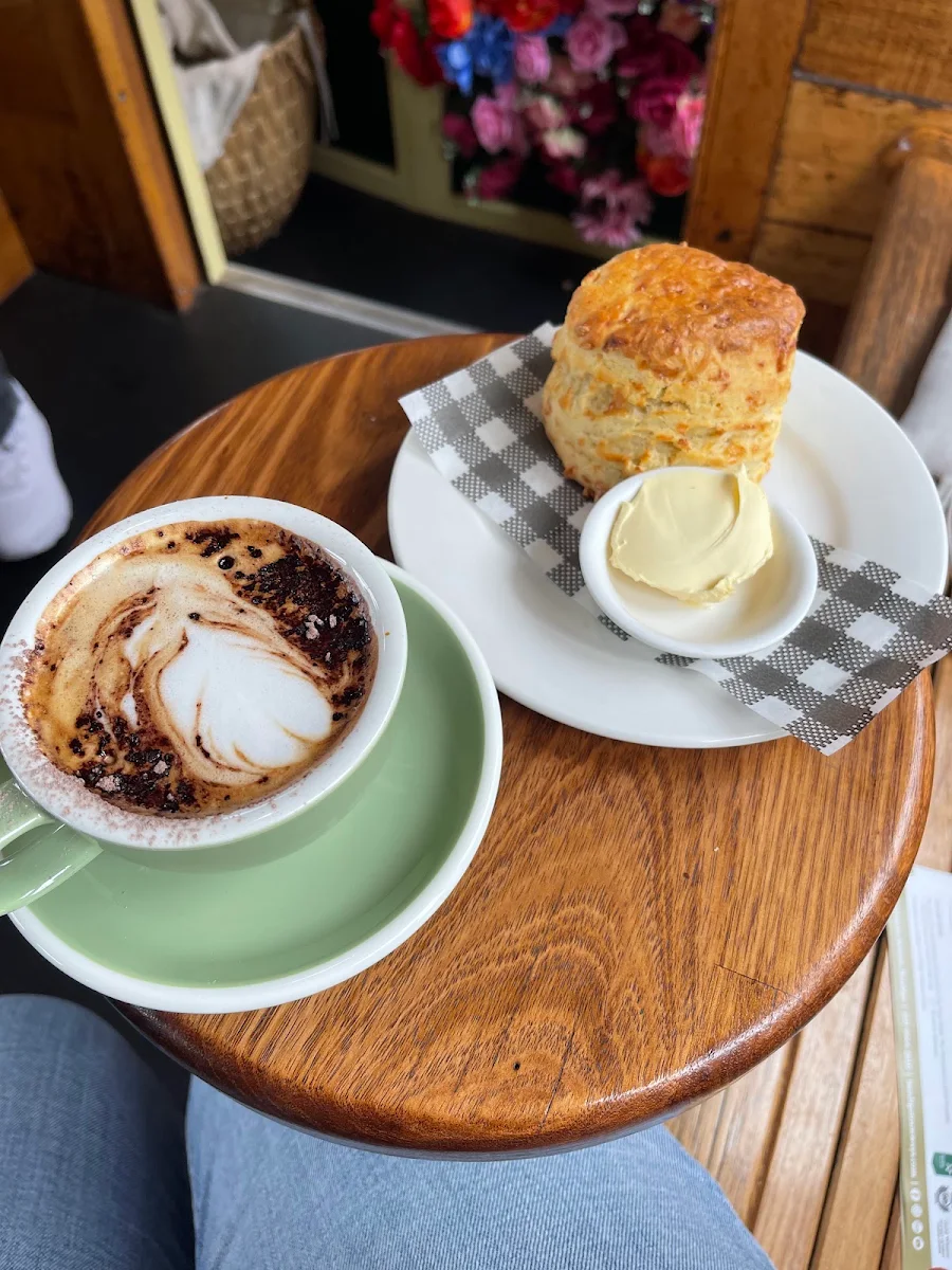 Savoury Scones & Cappuccino