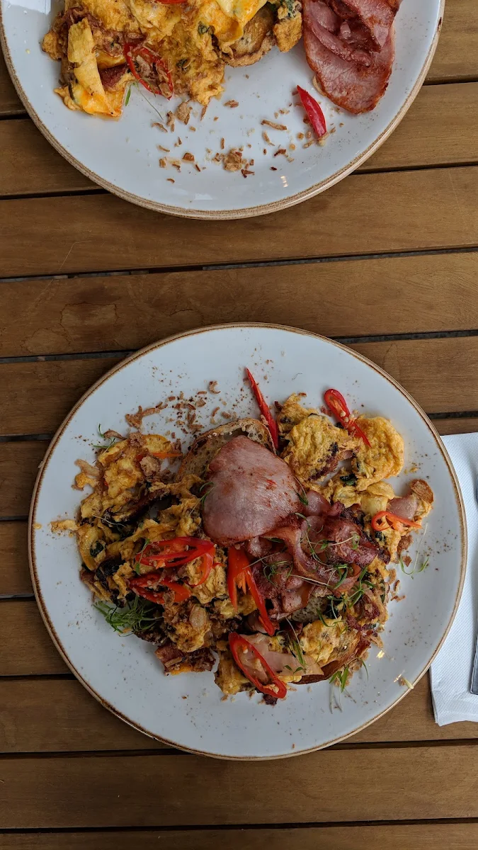 Chilli Scrambled Eggs, Red Cup Cafe