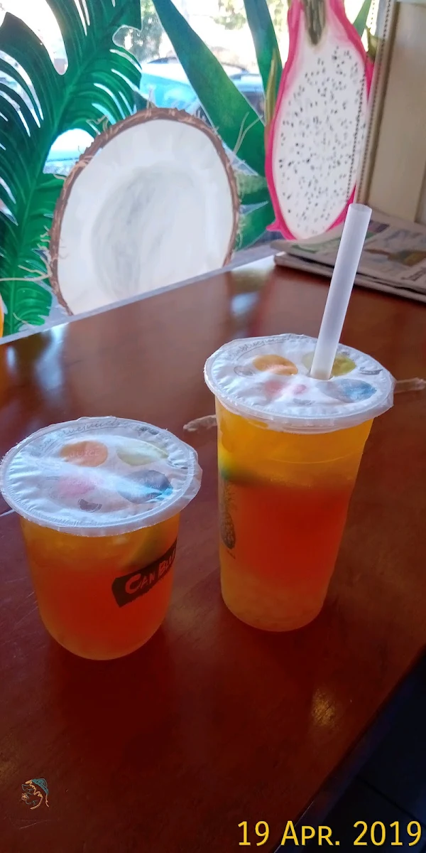 Peach Tea, Can Blue Bubble Tea