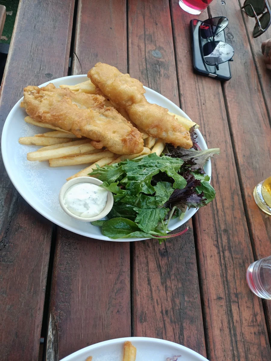 Fish & Chips & Salad, Terminus Hotel Fitzroy North
