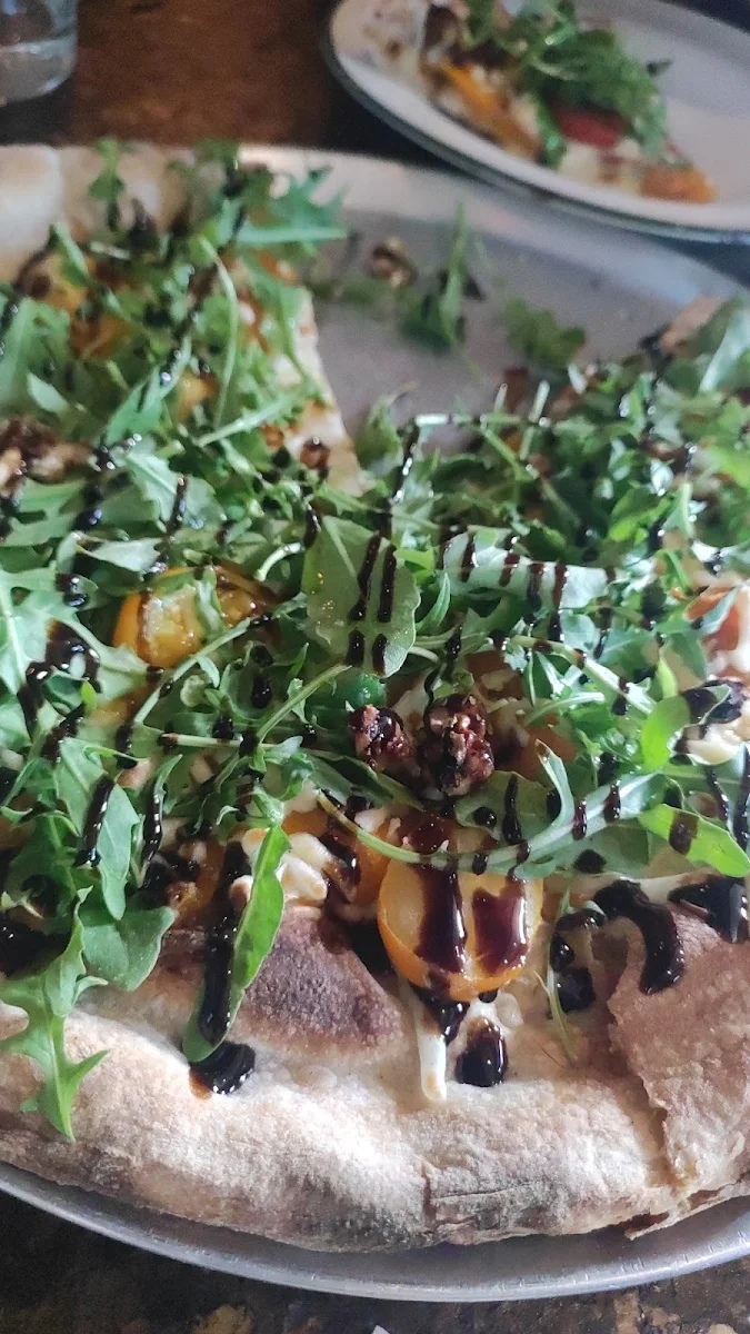 The Pumpkin with Vegan Cheese Pizza
