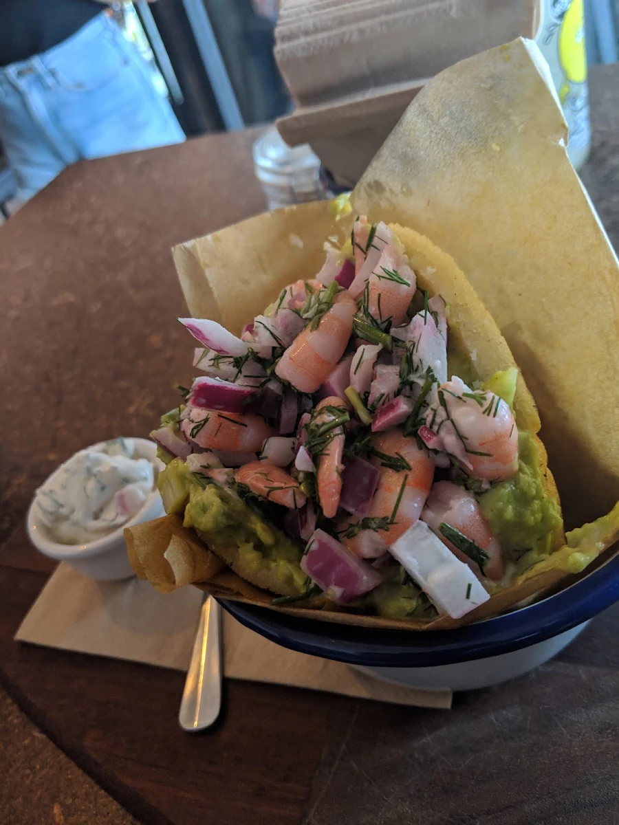 Prawn Arepas, El Indio Bondi Beach