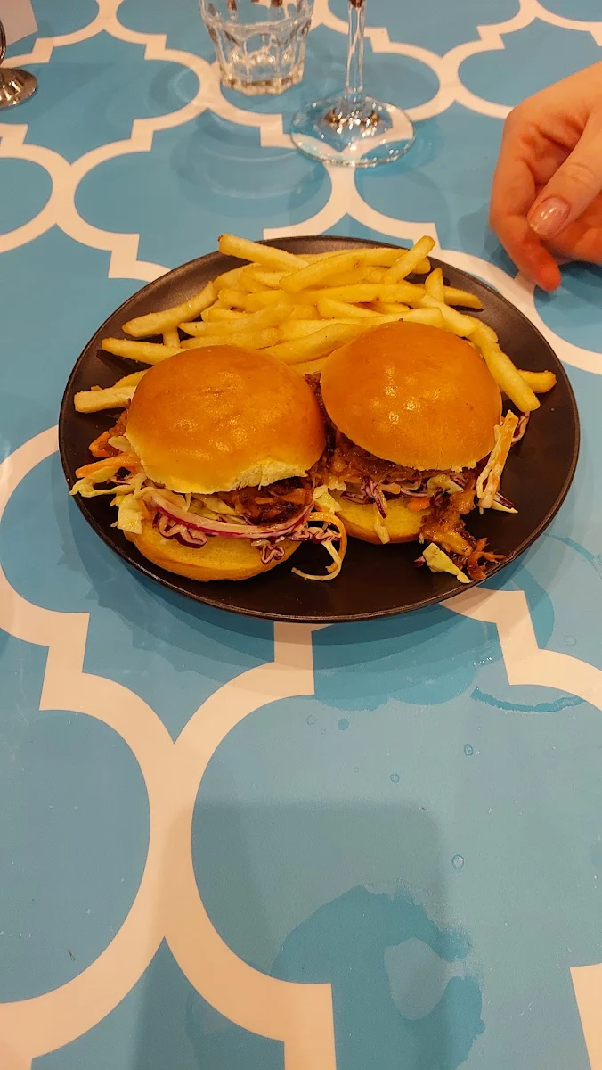 Pulled Pork Sliders, Paradiso Cafe & Bar