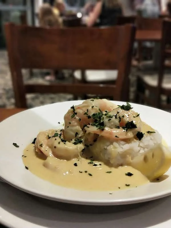 Creamy Garlic Prawn and Rice