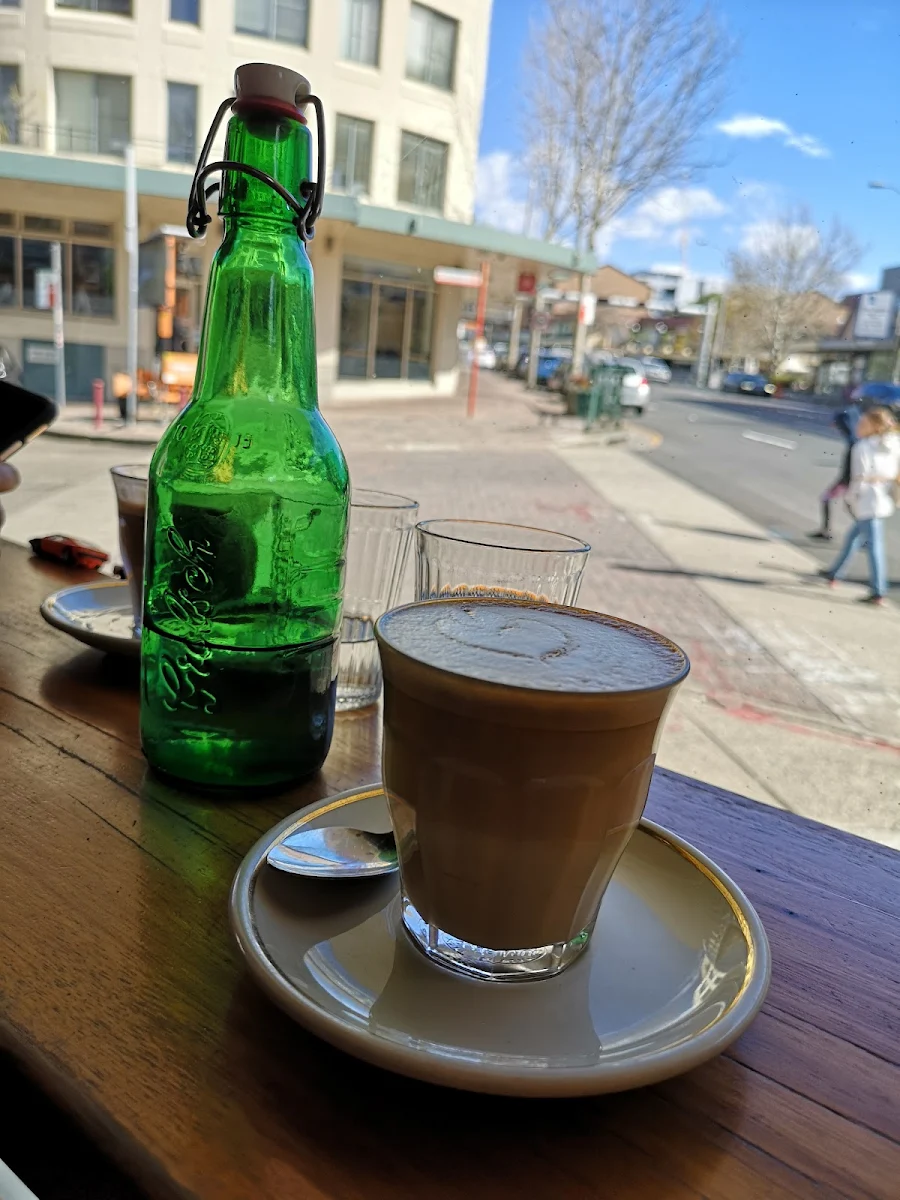 Latte, Crumbs Cafe