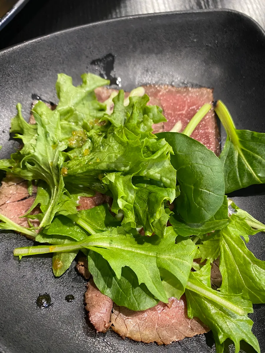 Beef Carpaccio, Okami Japanese Restaurant