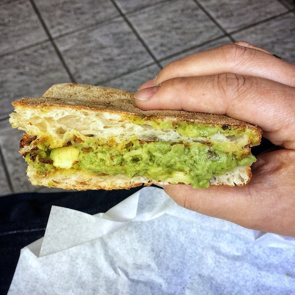 Avocado on Turkish Bread, Coffee Booth