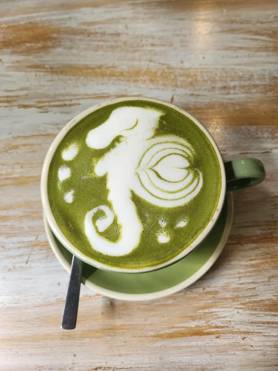 Matcha Latte, Goodness Gracious Cafe