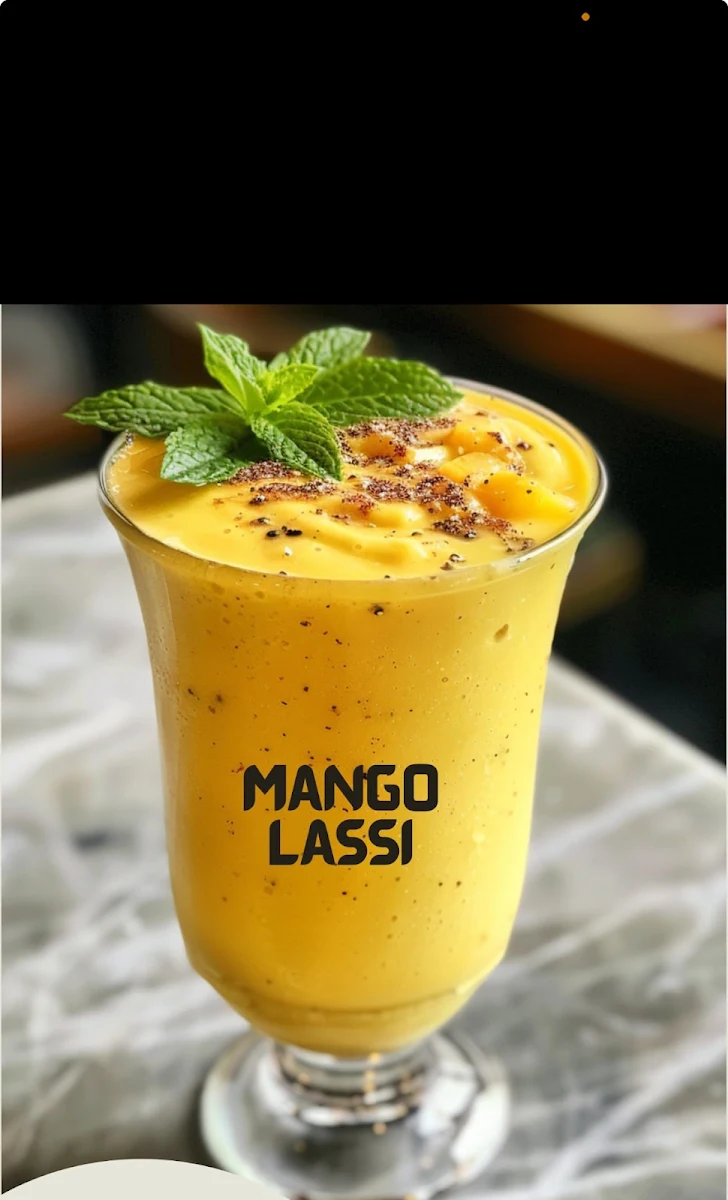 Mango Lassi, Dawson Highway Cafe & Indian Cuisine