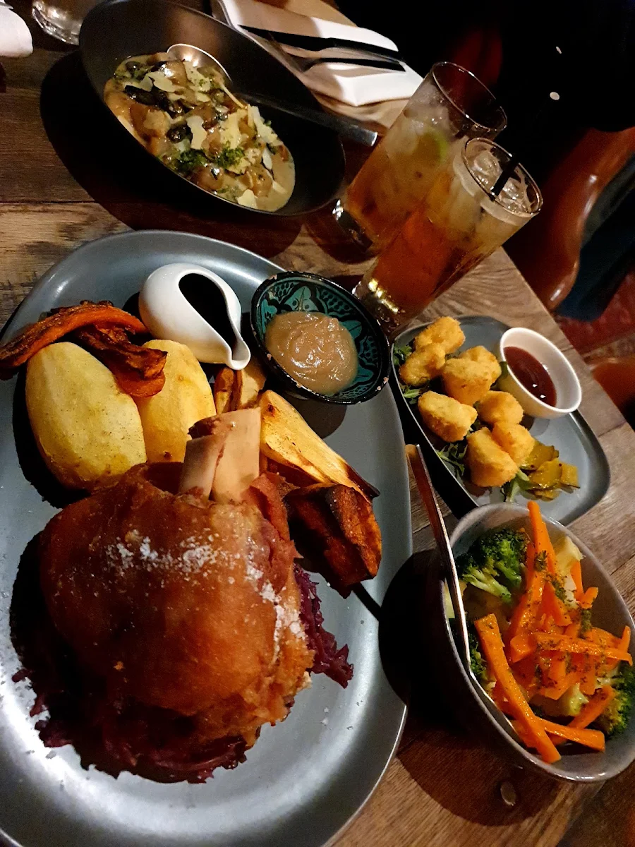 Crackly Pork Knuckle Deep Fried Camembert