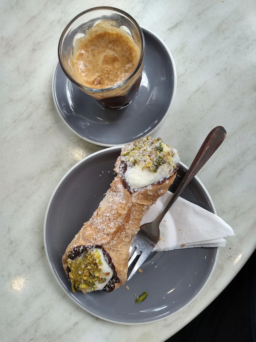 Ricotta Cannoli and Macchiato