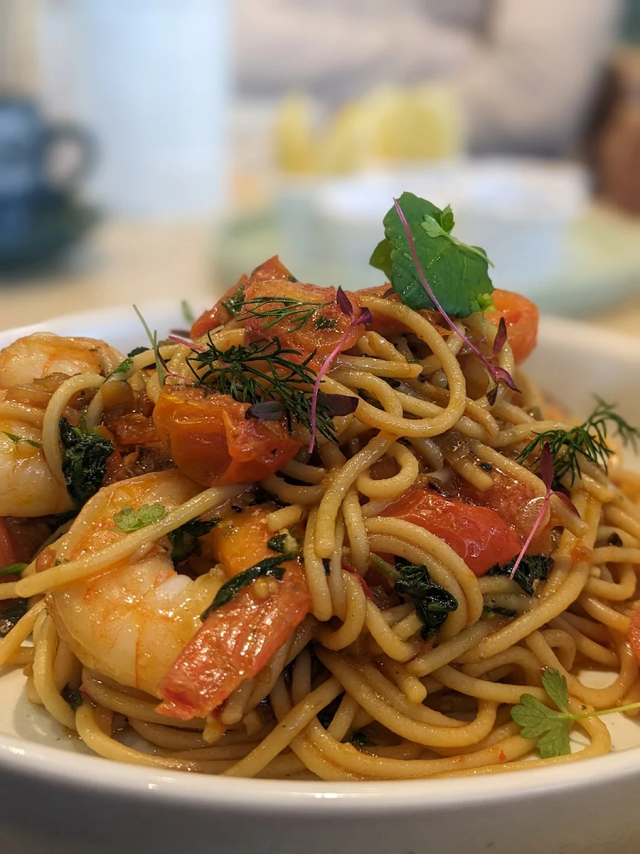 Chilli & Garlic Prawn Spaghetti