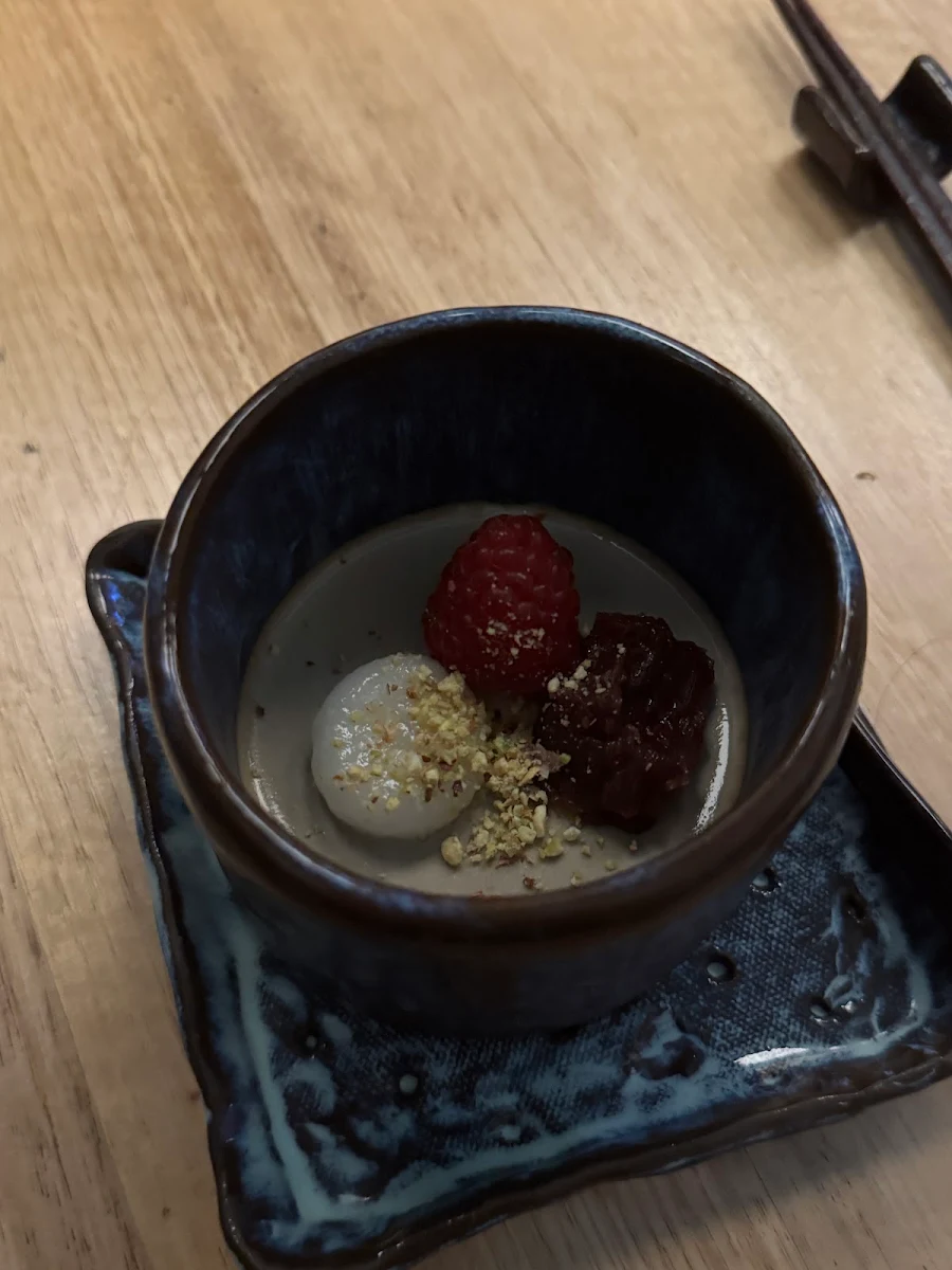 Hojicha Pudding, Temaki Sushi Melbourne