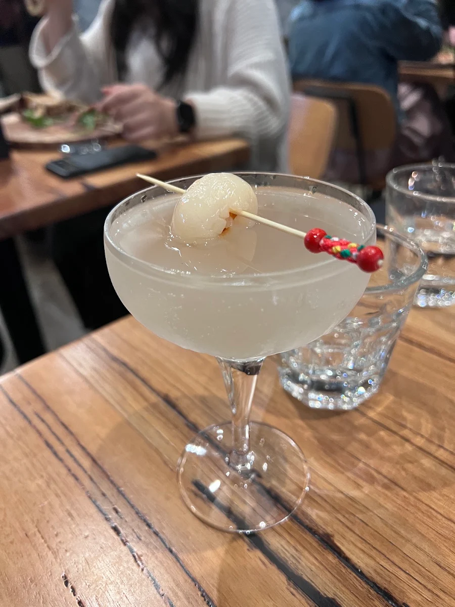 Lychee Martini, Campground Kitchen & Bar
